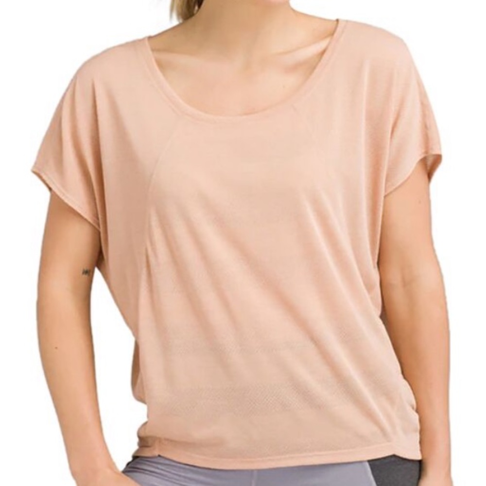 💕NWT PRANA ORIANA TOP CHAMPAGNE M***